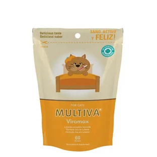 Vetnova Multiva Viramax, 60 Chews, snack para gatos