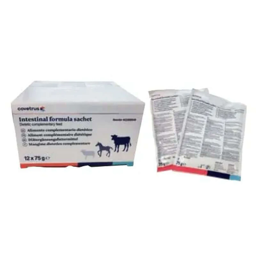 Covetrus Pâte Intestinale pour Chiens et Chats en enveloppes, 12X75G