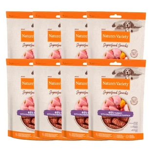 Nature'S Variety Canine Adult Snack Pute, 8 x 85 g, Snack für Hunde