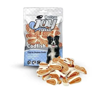 Calibra Joy Dogs Klassieke Kabeljauw Kip Sushi 80Gr
