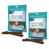 Virbac Veggiedent Fr3sh S, Zahnpflege-Snacks für Hunde kleiner Rassen, 2er-Pack