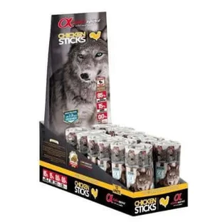 Alpha Spirit Canine Ristra Chicken Box 12X160Gr, snack for dogs