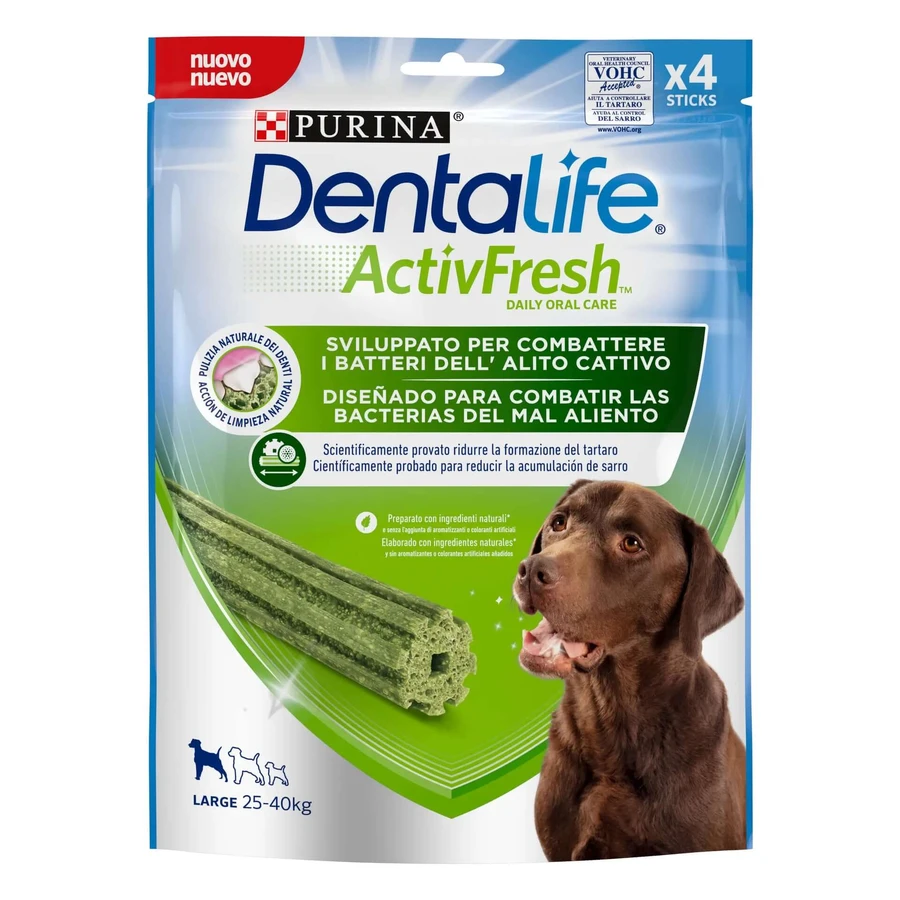 Dentalife Activefresh Large 6X142Gr, snack voor honden