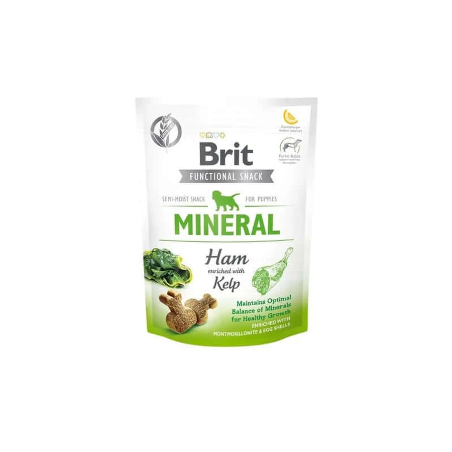 Brit Care Dog Functional Snack Mineral Puppy Ham 150Gr voor honden