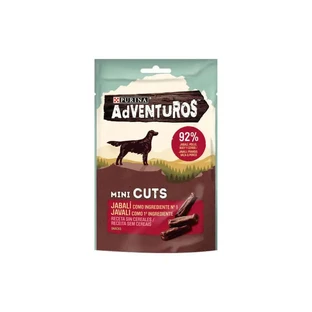 Adventuros Mini Cuts Sanglier 7X70Gr, snack pour chiens