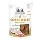 Brit Jerky Snack mit Insekt Fleischmünzen Huhn 80Gr für Hunde