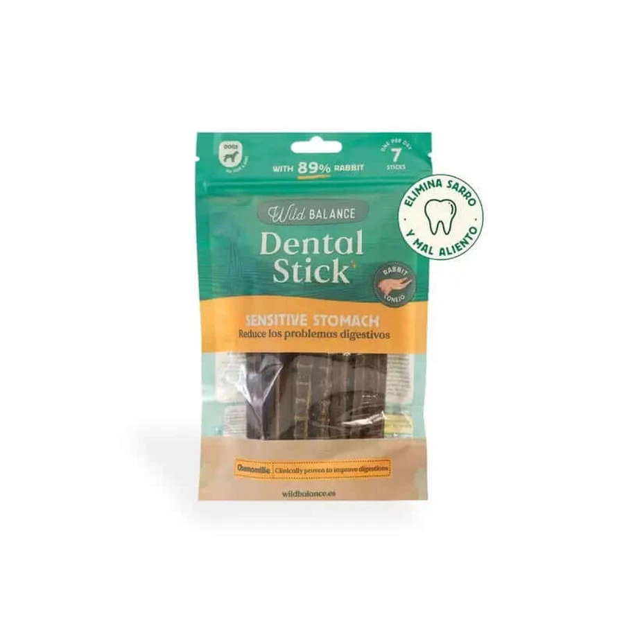 Wild Balance Stick Dental Estomac Sensible - Réduit les problèmes digestifs - 7 Sticks M (Unité) , 100 grammes