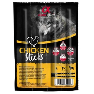 Alpha Spirit Canine Chicken Sticks 16X4Packs
