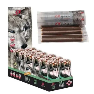 Alpha Spirit Canine Ristra Duck Box 12X160Gr, snack for dogs