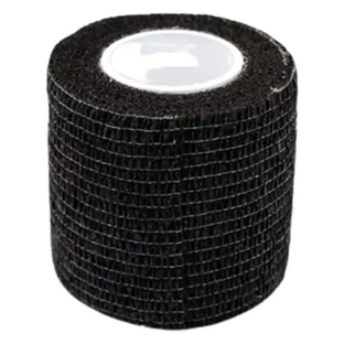 Cohesive Bandage Strap Band Black 10Cmx4,5M, 1Ud