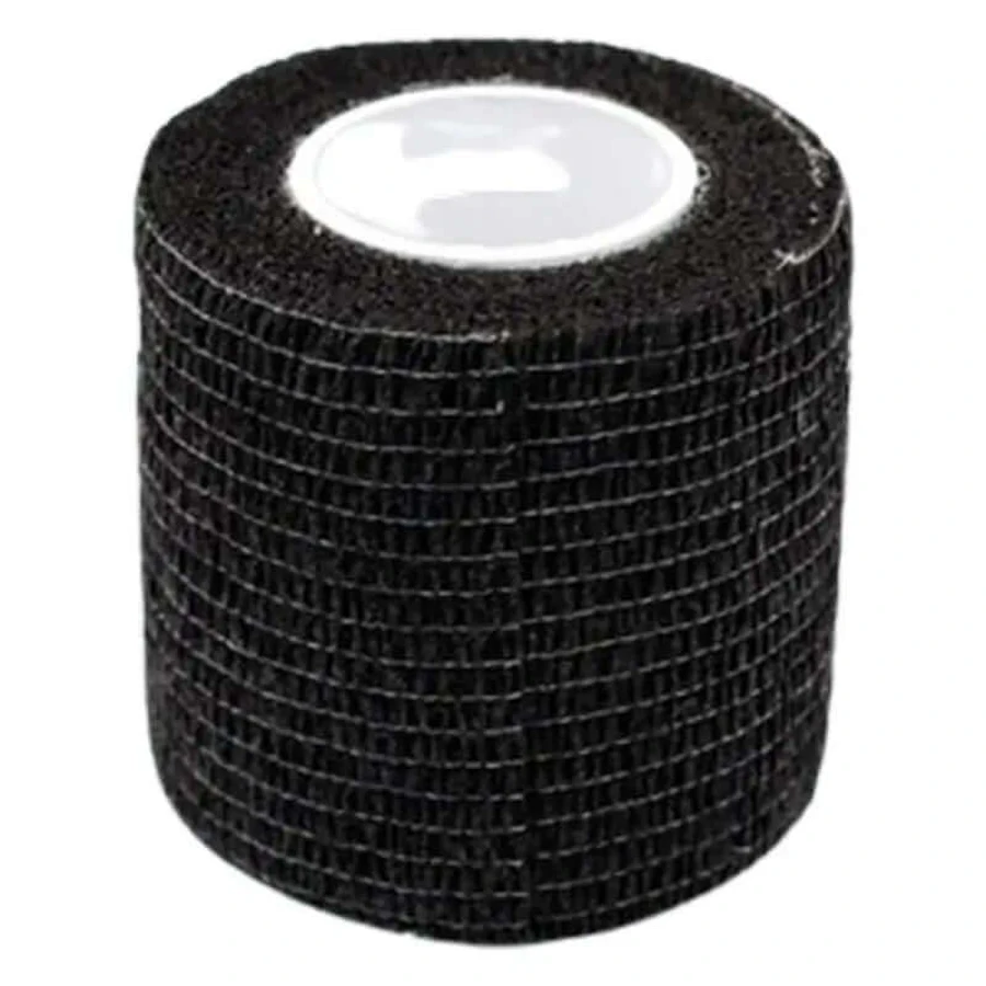 Cohesive Bandage Strap Band Black 10Cmx4,5M, 1Ud