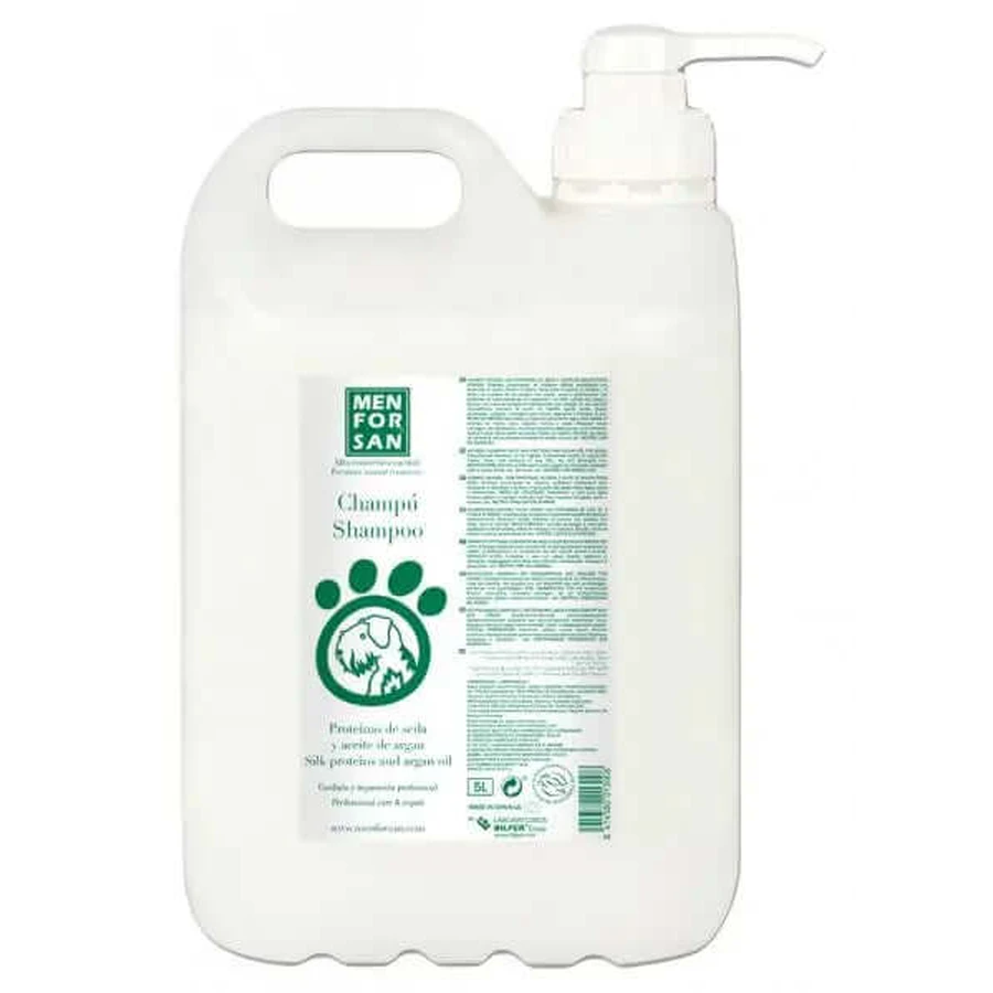 Menforsan Silk Protein and Argan Oil Shampoo 5L