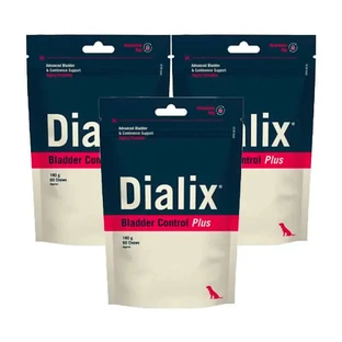 Vetnova Dialix Blasenkontrolle Plus, Packung 3 x 60 Kaugummis