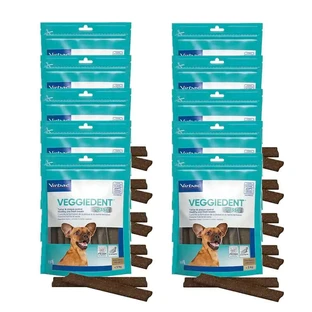 Virbac Veggiedent Fr3sh XS, Dental Snacks For Very Small Breed Dogs, Pack 10 units