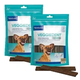 Virbac Veggiedent Fr3sh XS, gebitssnacks voor honden van zeer kleine rassen, pak 2 eenheden