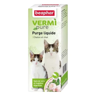 Beaphar Vermipure Natürliches inneres Antiparasitikum Katze Sol.50 ml