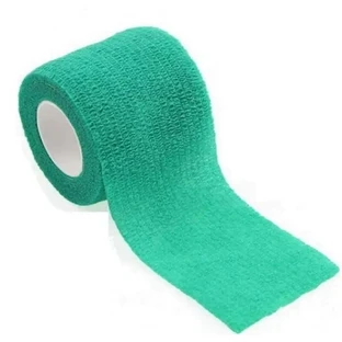 Cohesive Strap Bandage Strap Band Green 10Cmx4,5M, 1Ud