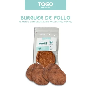 Togo snack naturel hamburger kip, 1 eenheid