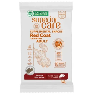 Natures Protection Superior Care Red Coat Snack Hypoallergenic Para Perros. Piel Y Pelaje De Salmón 160Gr