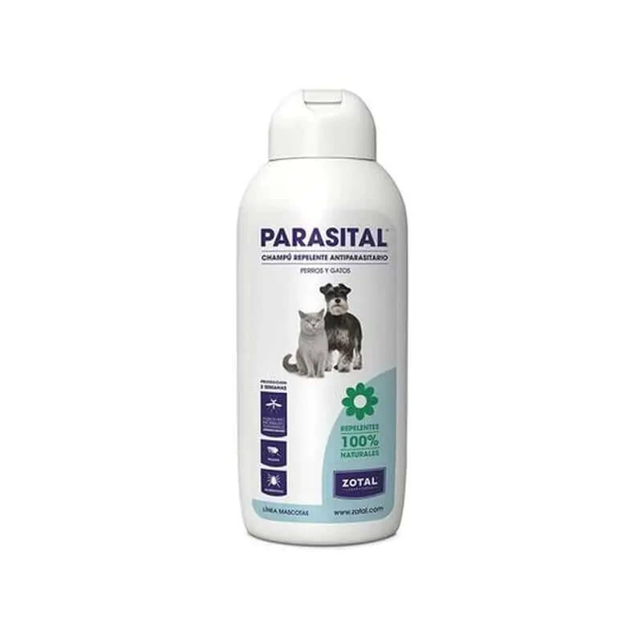Zotal Parasital Shampooing antiparasitaire pour chiens et chats 400Ml