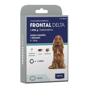 Zotal Frontal Delta Hund Antiparasitäres Halsband 60Cm