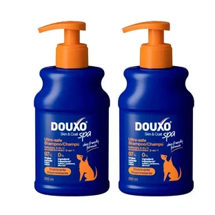 Douxo Skin & Coat Spa 2 en 1 Shampoing et après-shampoing pour chiens, paquet de 2 x 250 ml