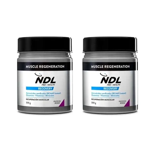 Ndl Pro-Health Spierregeneratie, Bcaas 2:1:1, Glutamine, Bosvruchten Poeder, 2X300 Gr.