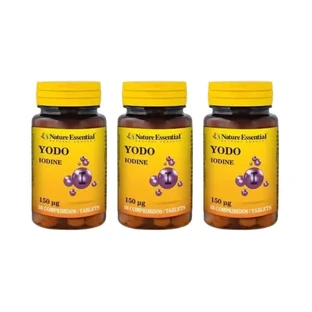 Natur Essential Jod Pack 3 x 50 Tabletten