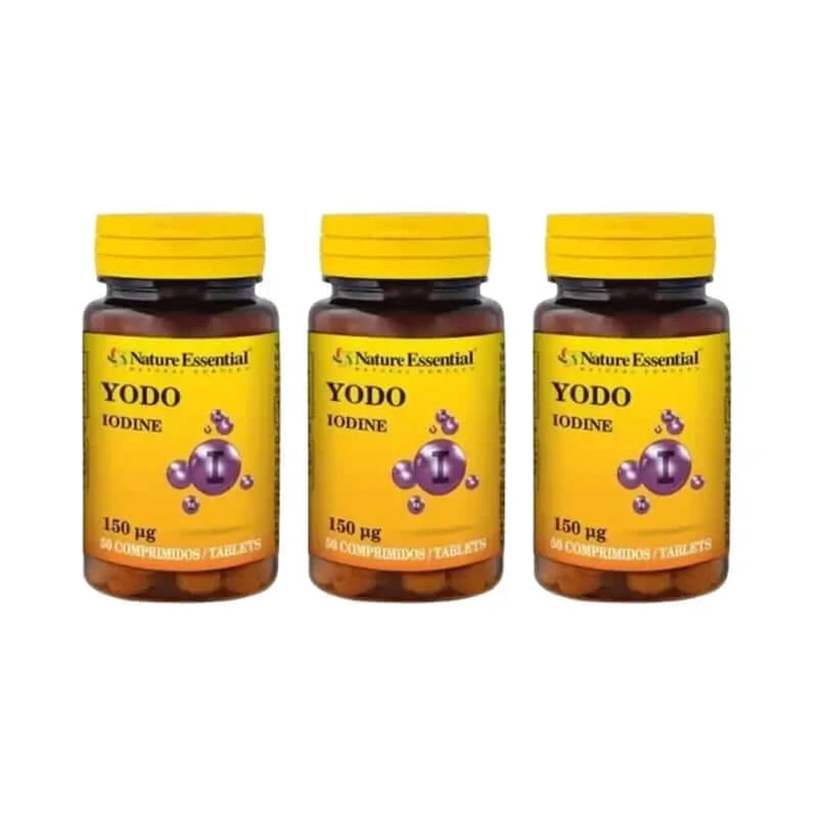 Natur Essential Jod Pack 3 x 50 Tabletten