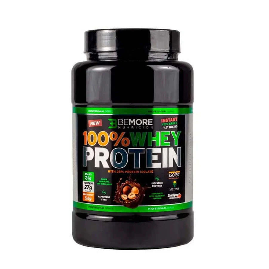 Bemore Nutrition 100% Whey Protein Chocolate Hazelnut Flavor 1 Kg