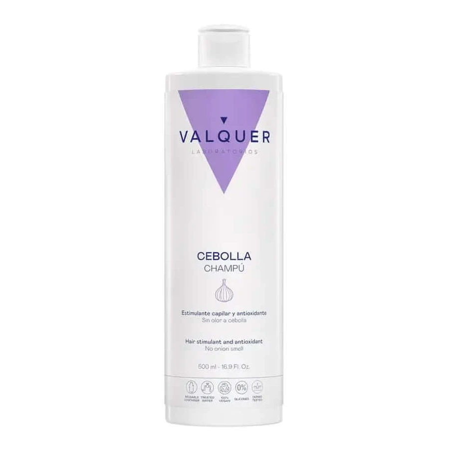 Valquer Onion Shampoo - Revitalizing, Antioxidant and Purifying , 500 ml