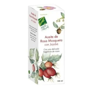 Cien Por Cien Natural Aceite De Jojoba Con Rosa Mosqueta 100Ml