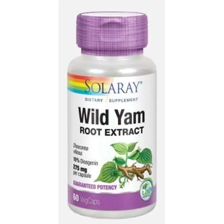 Solaray Wilder Yam (Mexikanischer Yam) 60 Kapseln