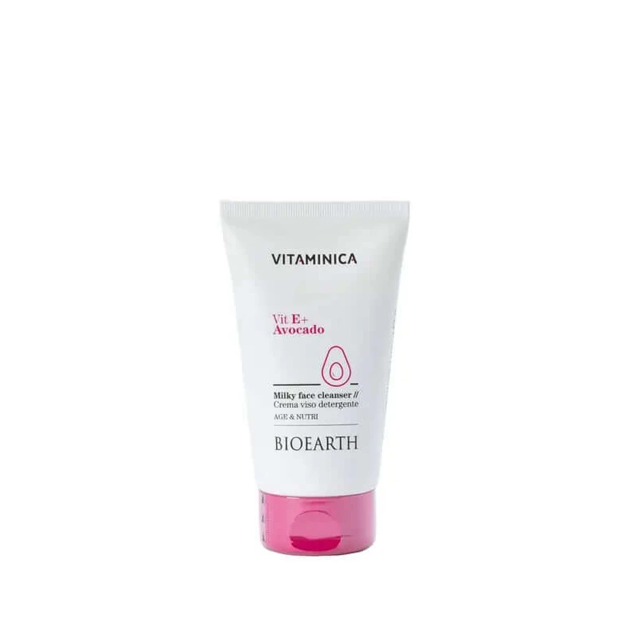 Bioearth Reinigingsmelk Vitamine E en Avocado, 150 ml