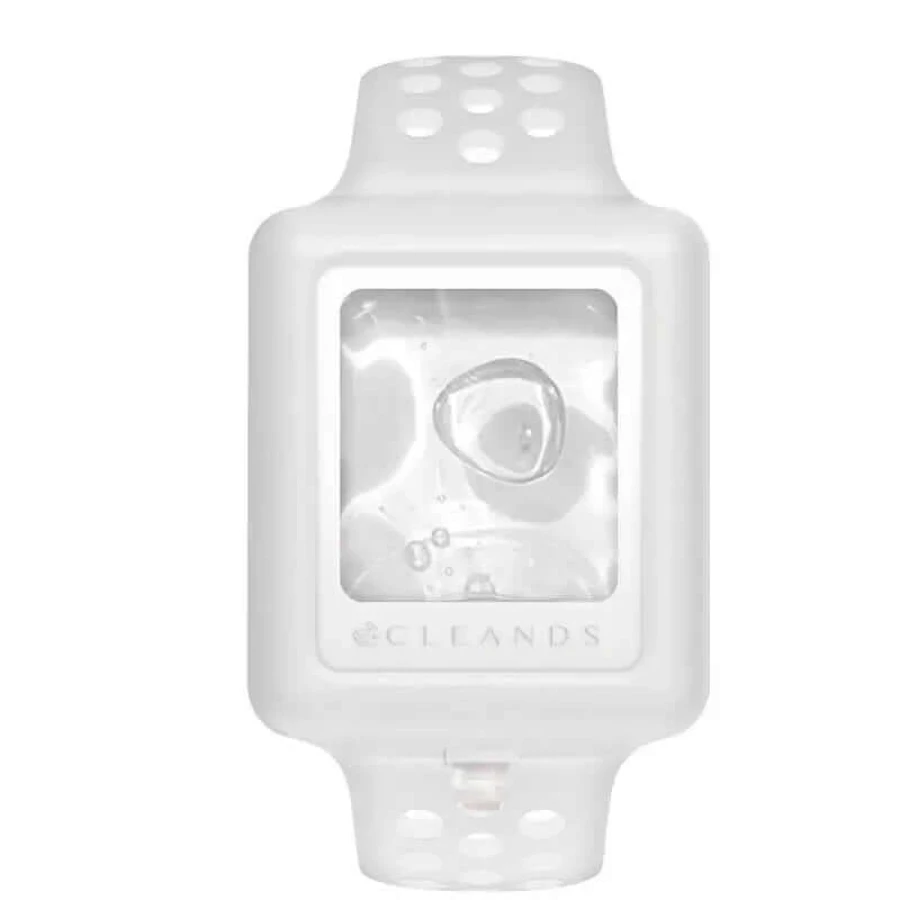 Bracelet de gel hydroalcoolique blanc
