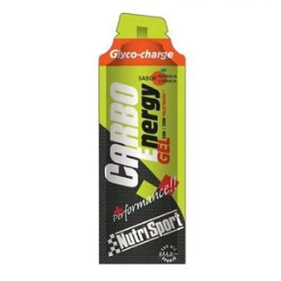 Nutrisport Carbo Energy Gel Orange Box 18Unid