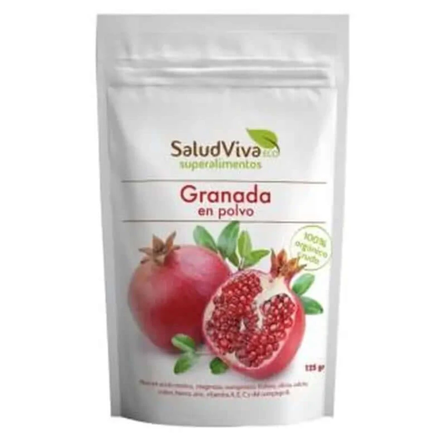 Salud Viva Granaatappelpoeder 125gr. Eco Sg S/A Veganistisch