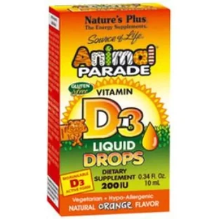Natures Plus Animal Parade Vit.D3 Drops, 10ml