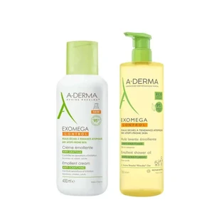A-Derma Exomega Öl 750Ml + Exomega Creme 400Ml