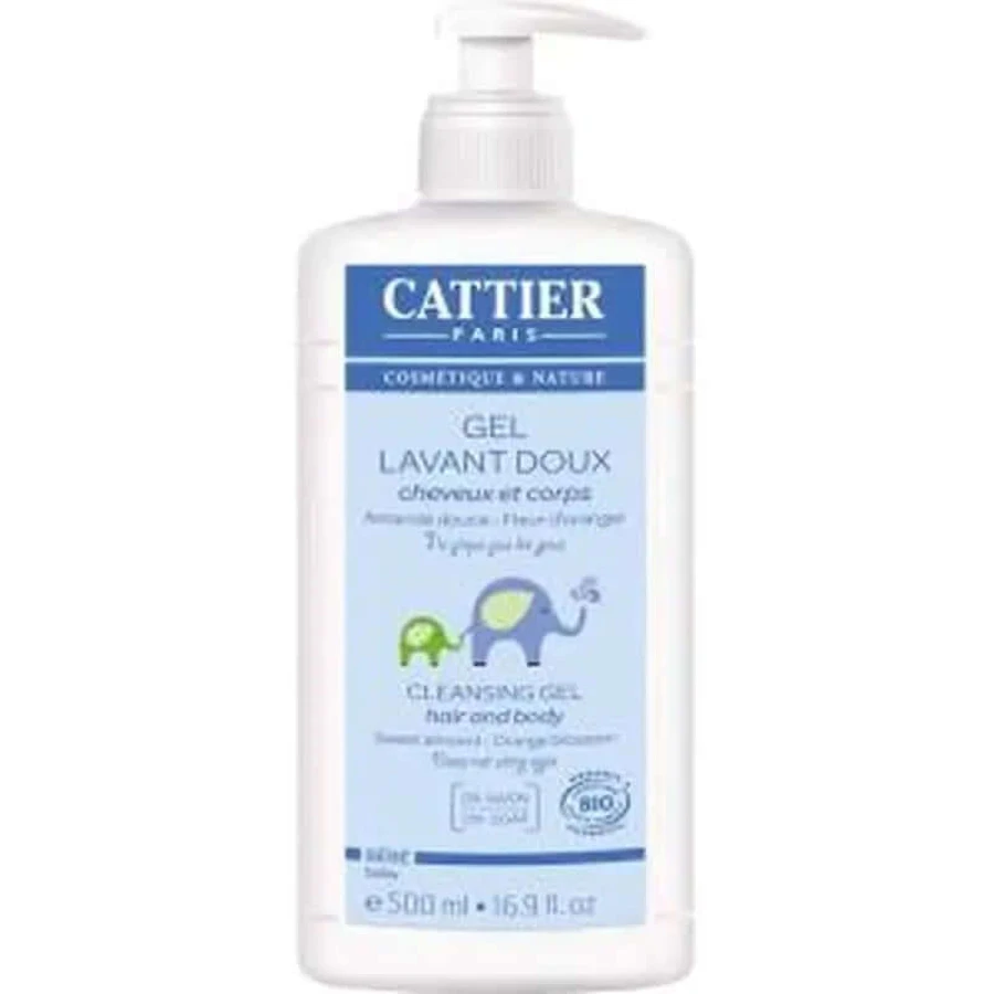 Cattier Baby Hair & Body Bath Gel 500Ml