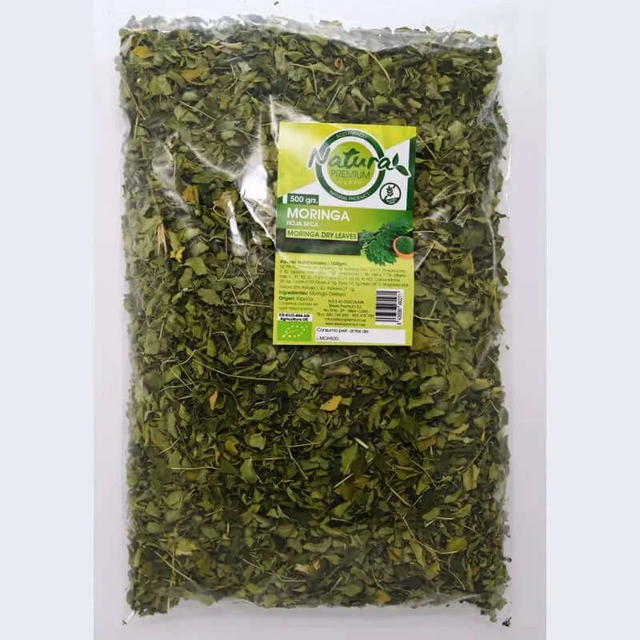 Natura Premium Moringa Dried Leaf Bio , 500 g