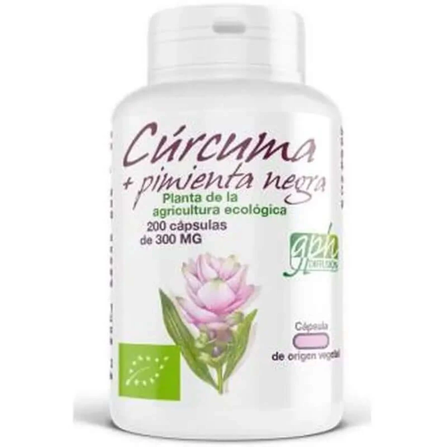 Gph Difussion Curcuma + Black Pepper 300Mg 200V Capsulesbio: ceny i cechy
