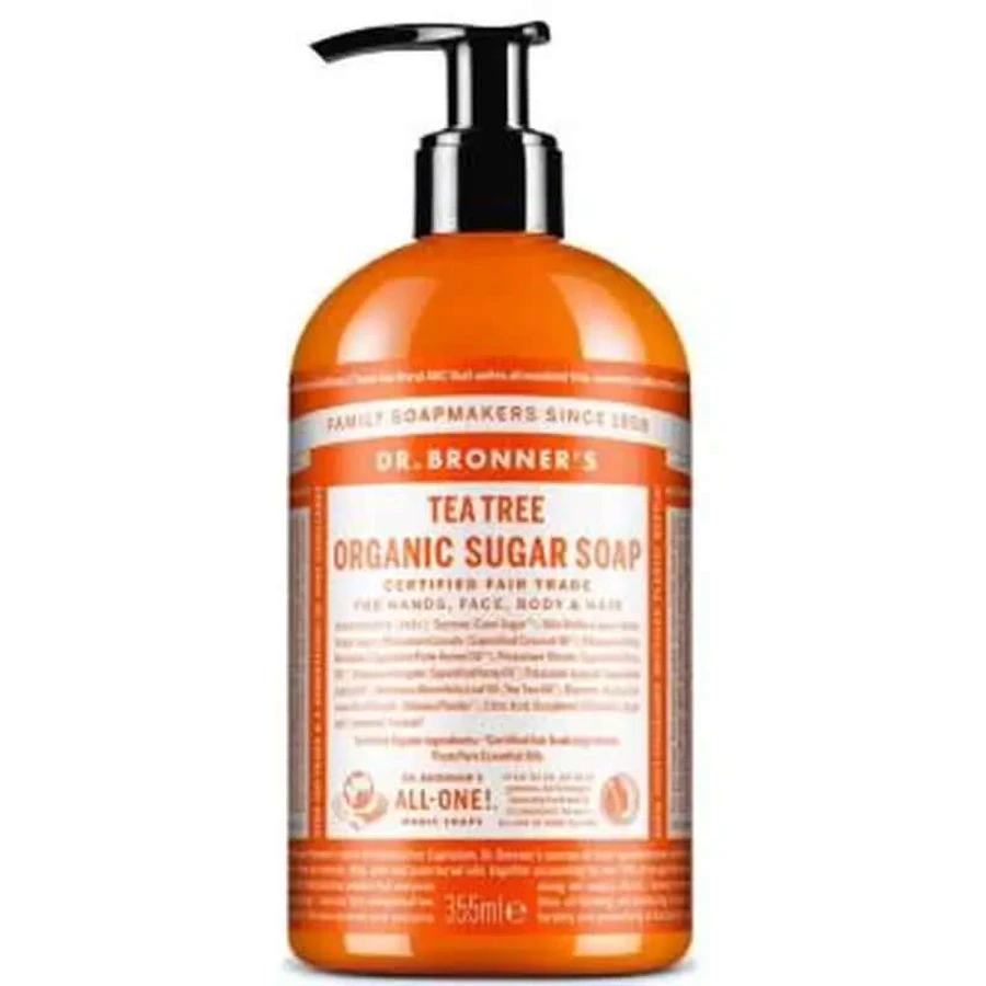 Dr. Bronner'S Tea Tree Sugar Soap 355Ml