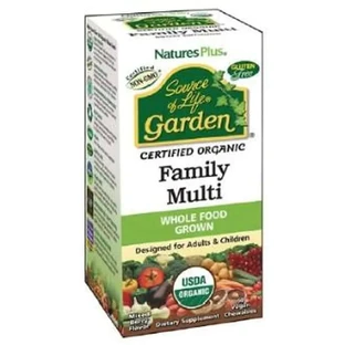 Natures Plus Garden Source Of Life Family Multi, 60 comprimés à croquer