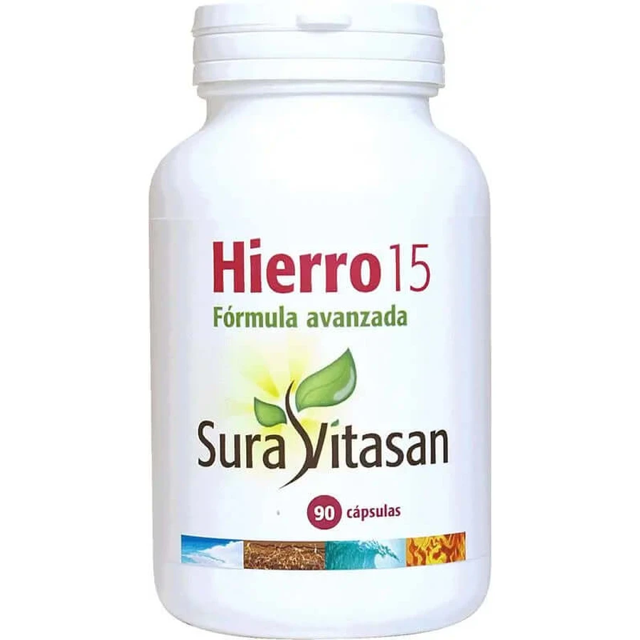 Sura Vitas Iron 15, 90 Capsules