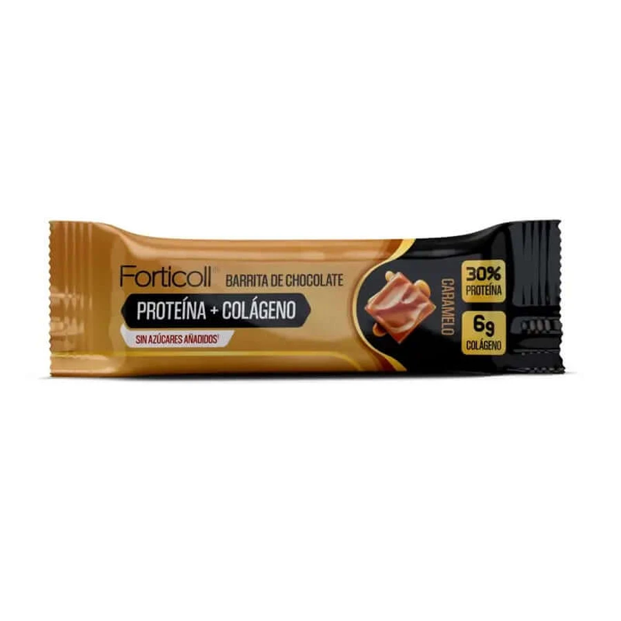 Forticoll Snack Protein Collagen Caramel Snack Box 12 Bars X 50Gr