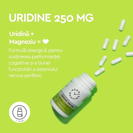 Uridine Goed Routine, 250 mg, 30 capsules, Secom