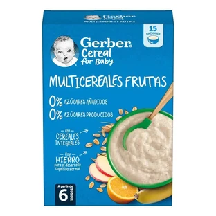 Gerber Meergranen Fruit 0% Suikers, 270 gram