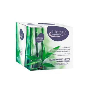 Coussinets de nuit naturels en bambou, 12 pièces, Illa Care