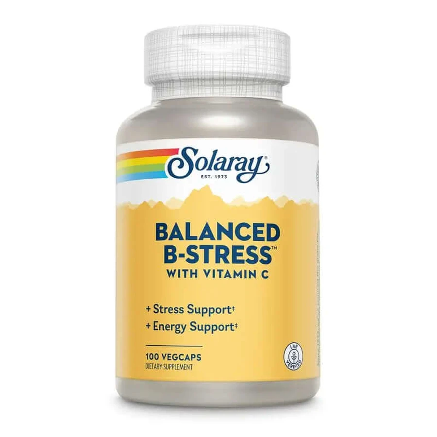 Solaray Nutritionally Balanced B Stress , 100 capsules